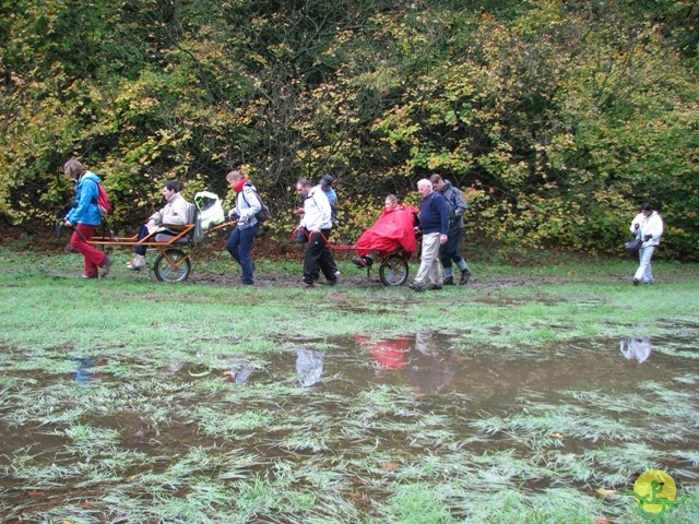 randonnée sportive avec joëlettes, Tervuren, 2012